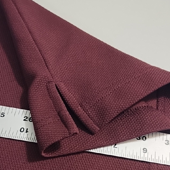 Grand Slam Burgundy Performance Golf Polo Shirt - Picture 8 of 10
